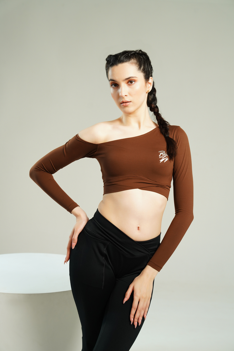 One Shoulder Crop Top