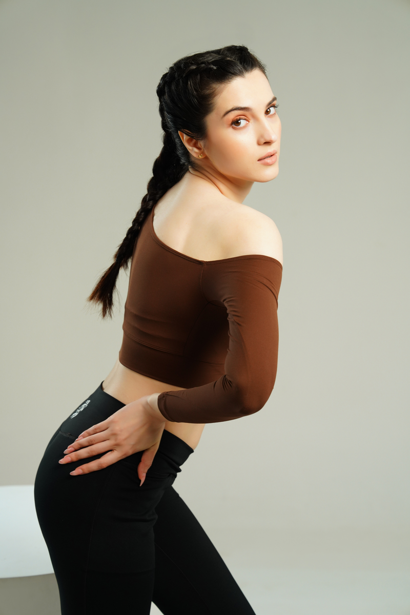 One Shoulder Crop Top
