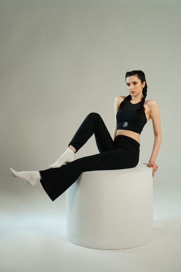 Crop Mesh Top